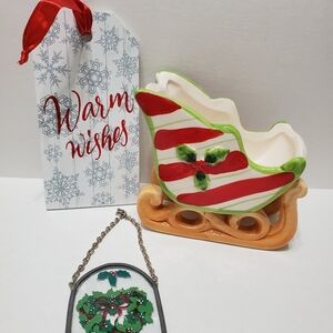 🛷🎄🎅 Christmas sleigh & ornaments